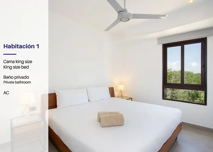 Modern Ph With Private Pool In Tulum, 2 Bedrooms Apartamento *