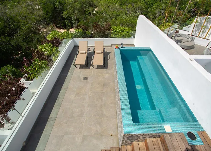Modern Ph With Private Pool In Tulum, 2 Bedrooms Tulum